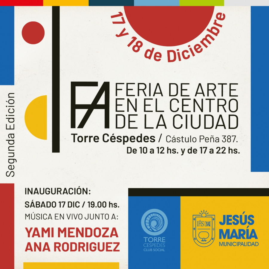 Feria de Arte en el centro de la ciudad