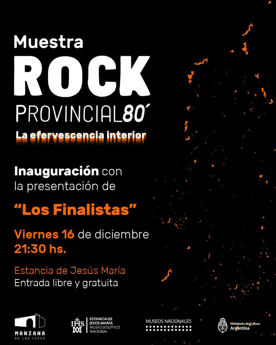 Muestra Rock Provincial 80´