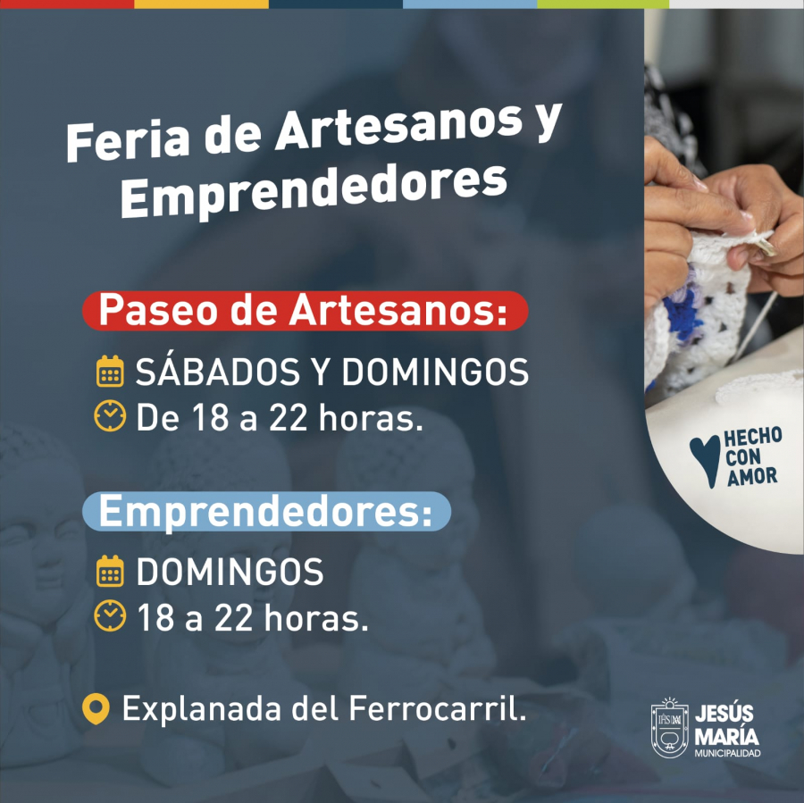 Feria de artesanos y emprendedores