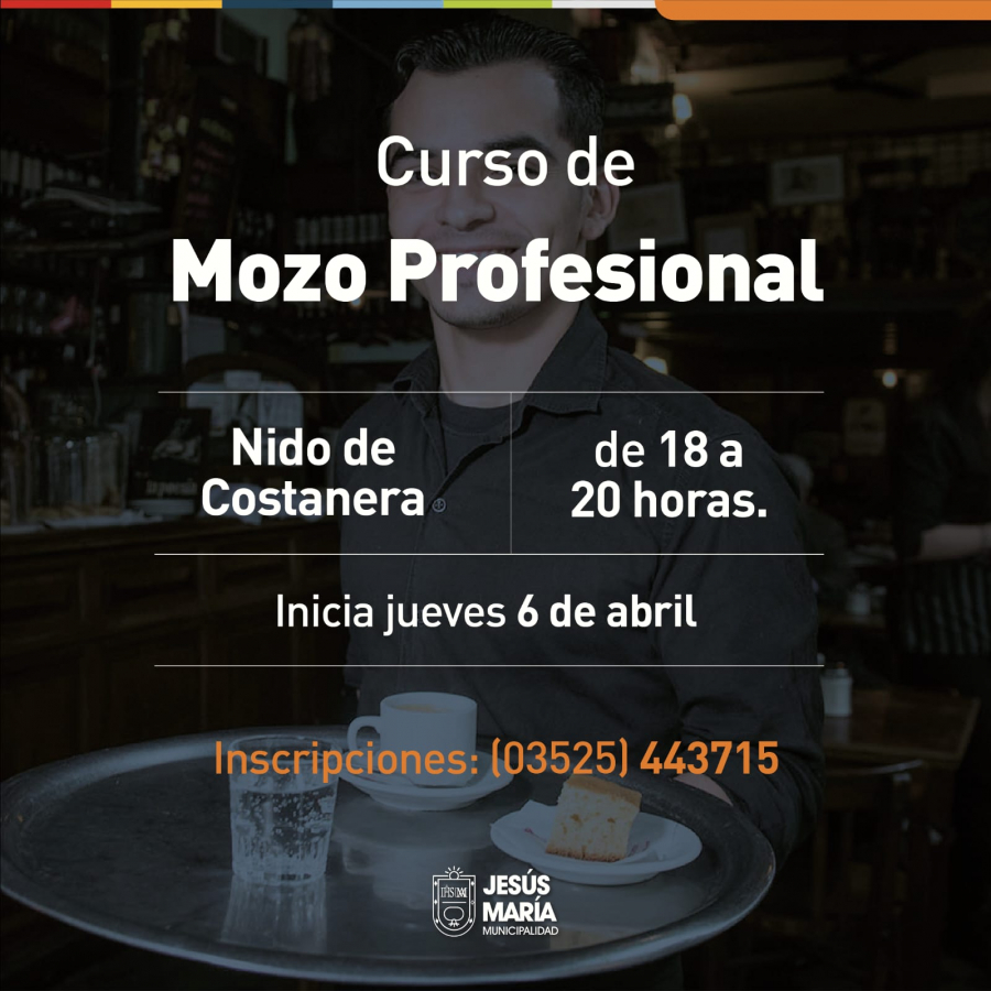 Curso de mozo profesional