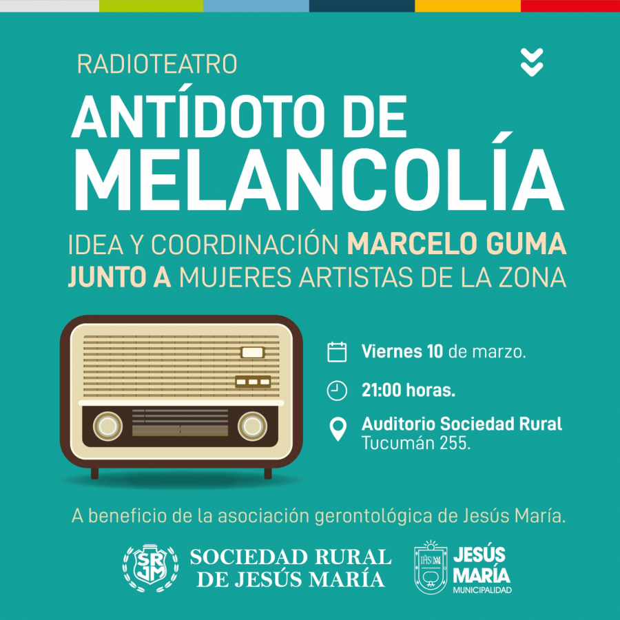 Radio teatro “Antídoto de melancolía”