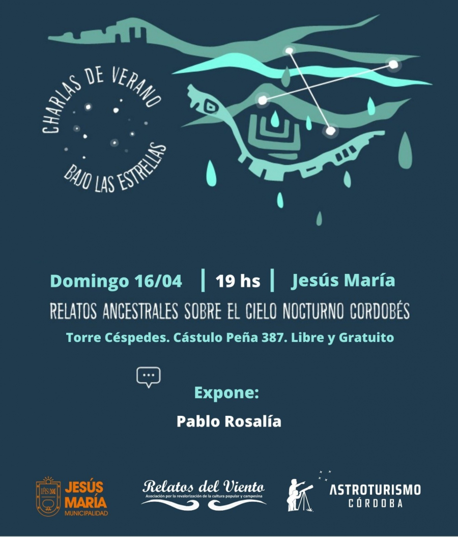 Charla "Relatos Ancestrales sobre el cielo nocturno cordobés