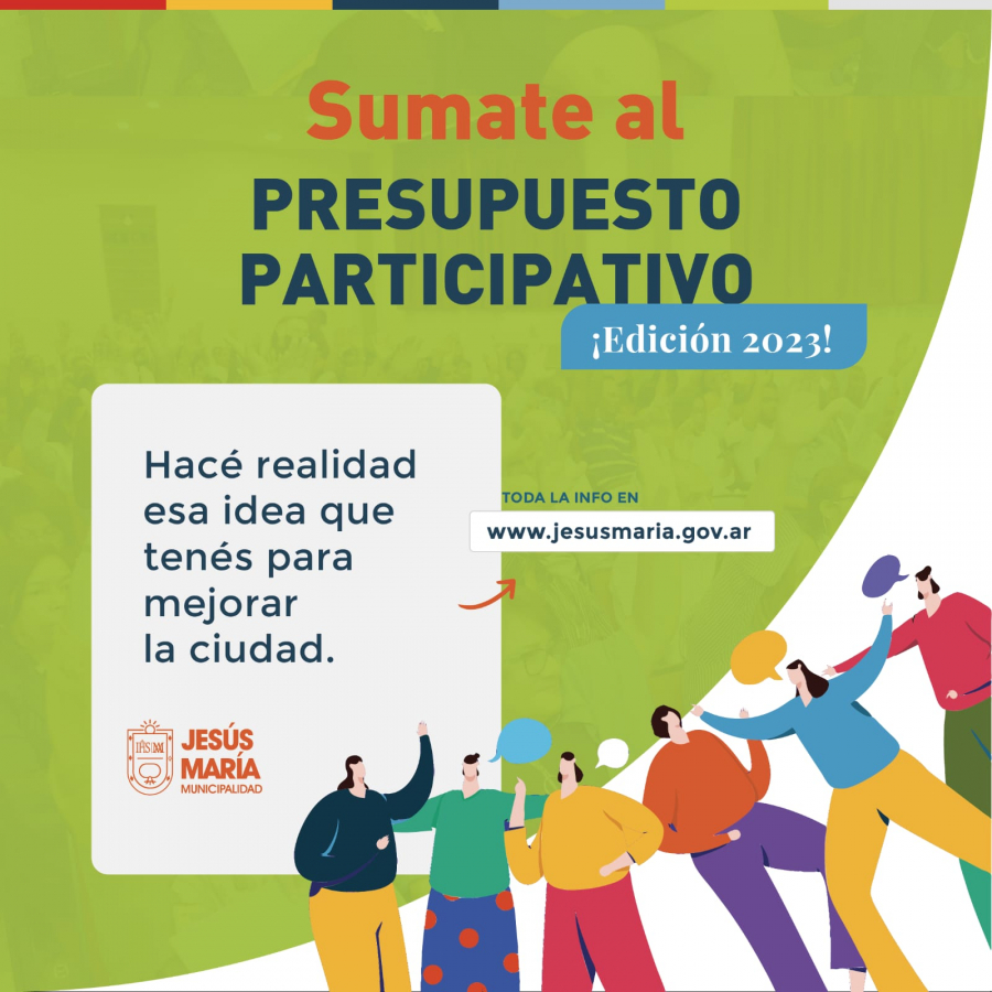 ¡Sumate al Presupuesto Participativo 2023!
