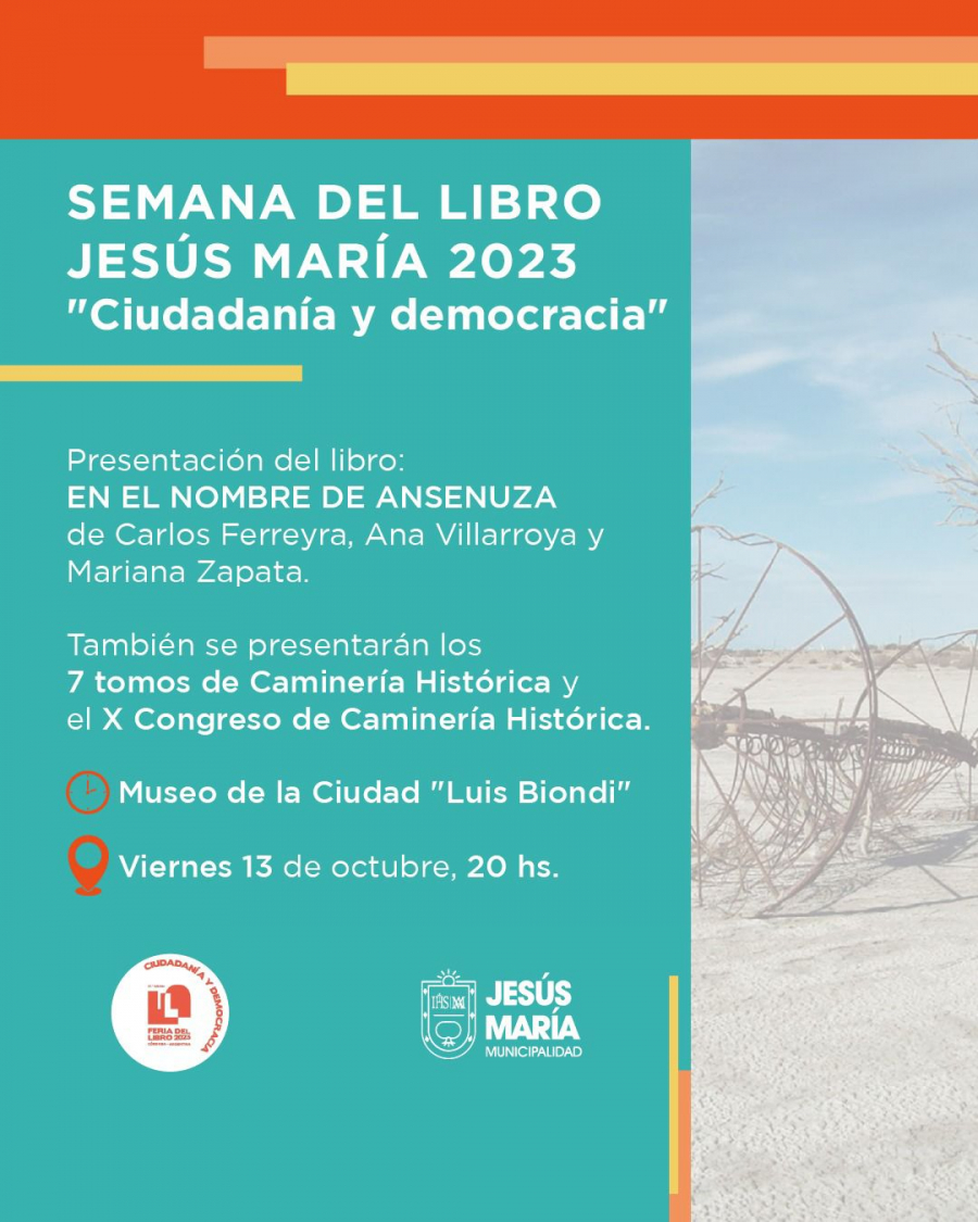 Semana del Libro Jesús María "Ciudadanía y democracia"