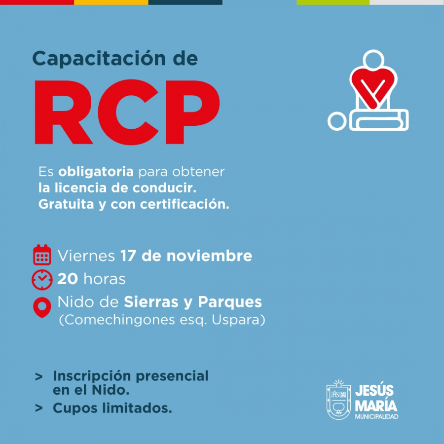 El curso de RCP llega a barrio Sierras y Parques