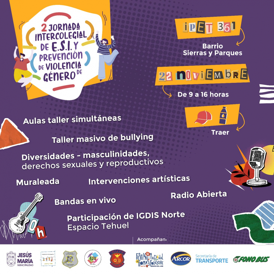 Segunda Jornada Intercolegial de E.S.I. y Prevención de Violencia de Género