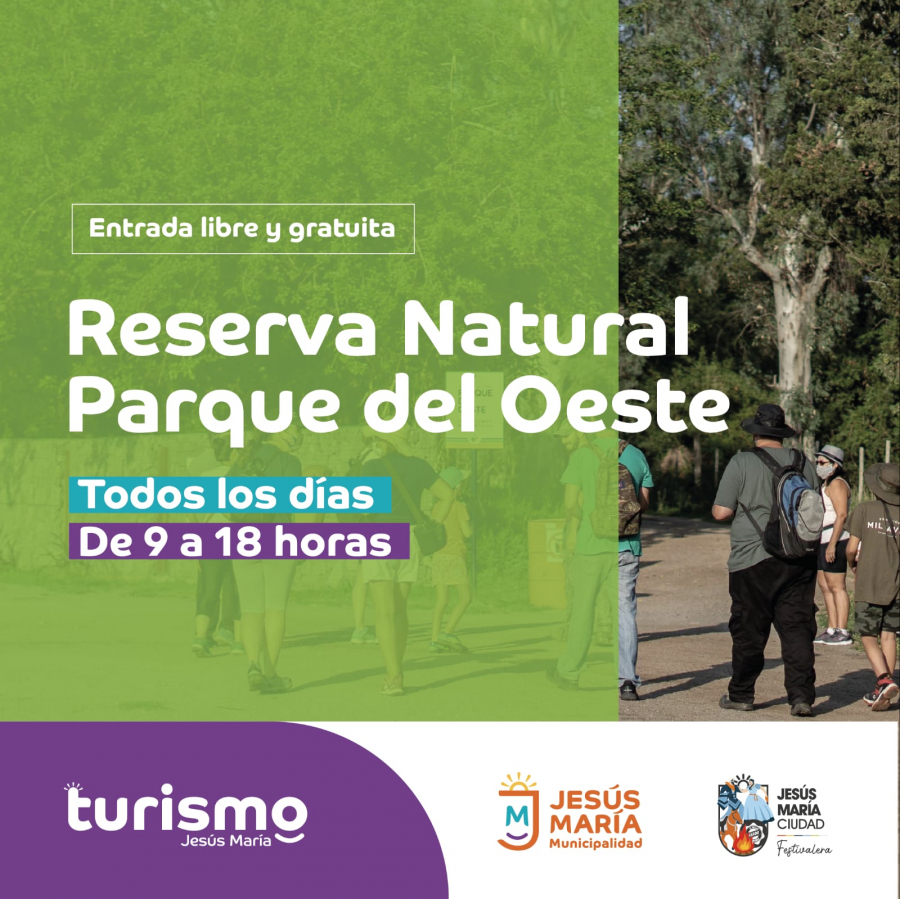 ¡Reserva Natural Parque del Oeste!