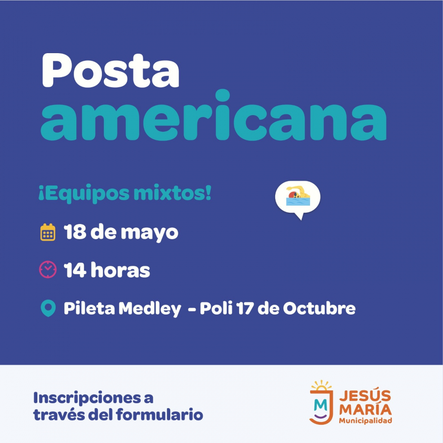 Posta Americana en la pileta Medley