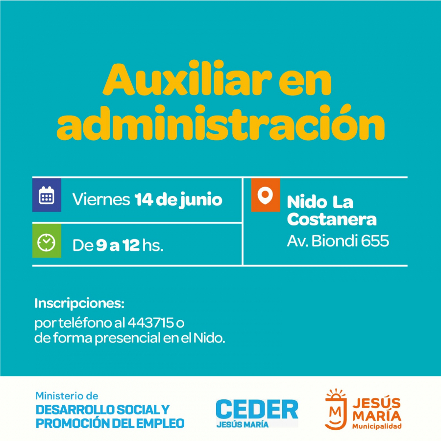 Auxiliar en administración
