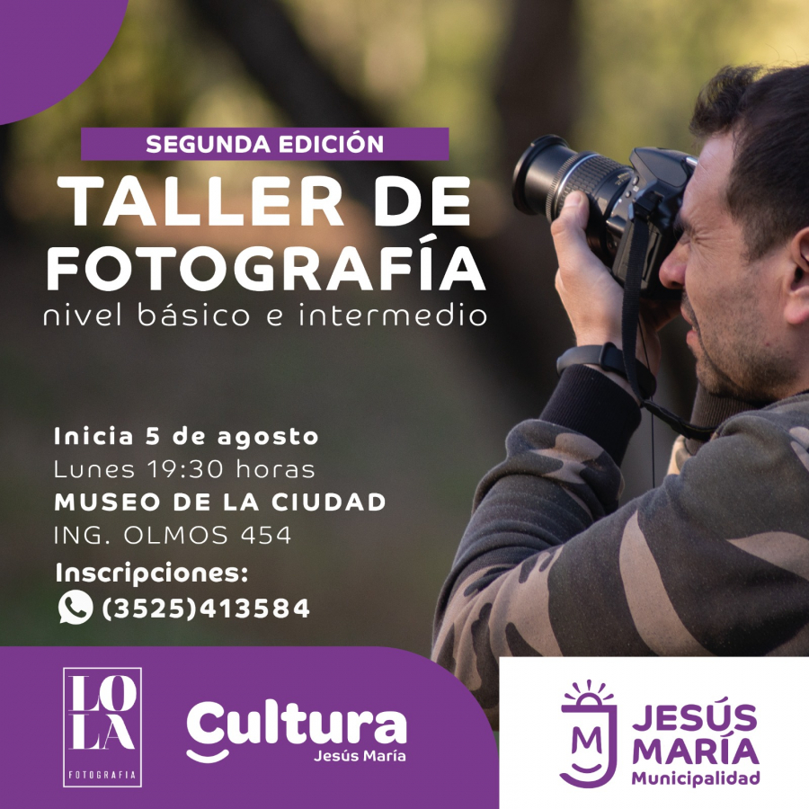 Segunda edición del taller de fotografía en el Museo de la Ciudad