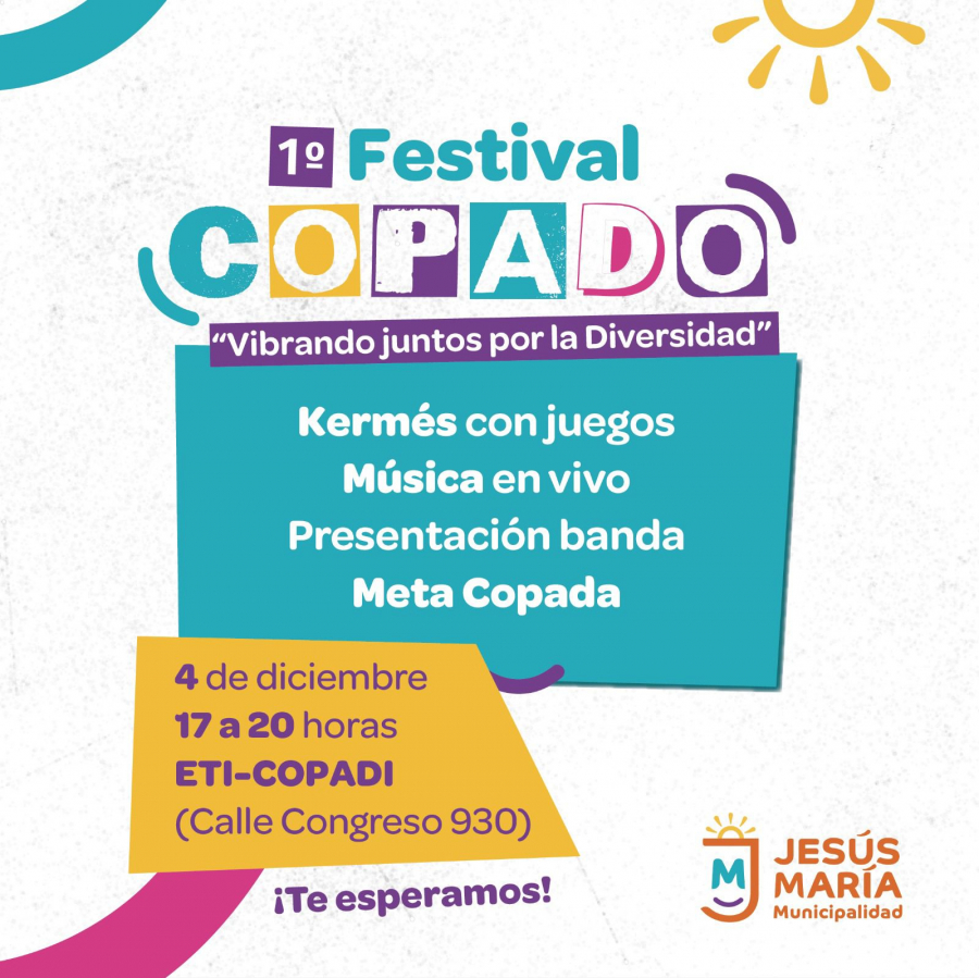 Primer Festival Copado “Vibrando juntos por la Diversidad”