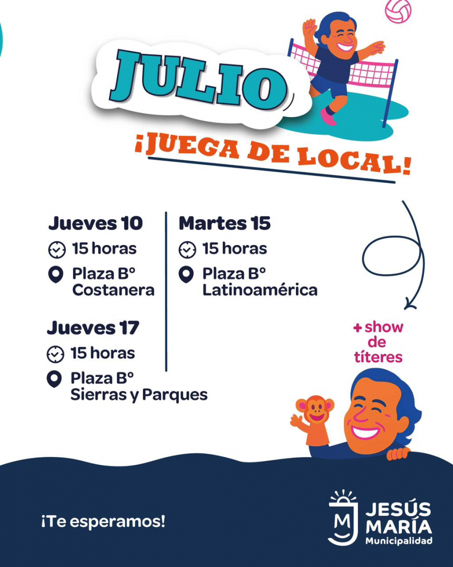 "Julio juega de local"