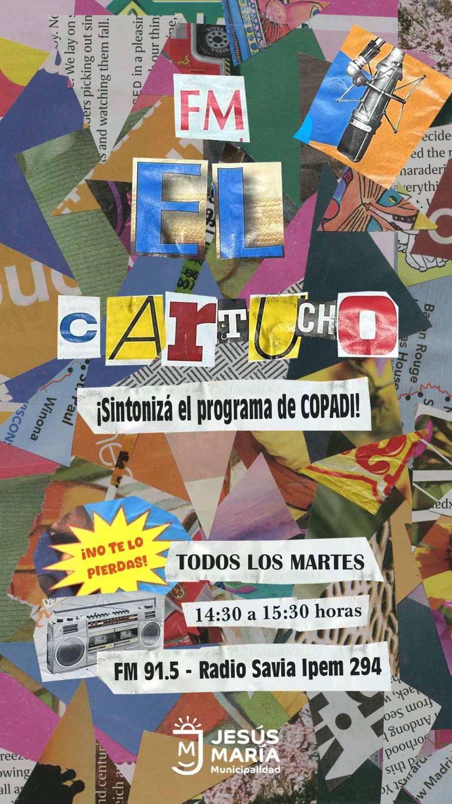 Radio Cartucho: un imperdible programa radial conducido por integrantes del COPADI