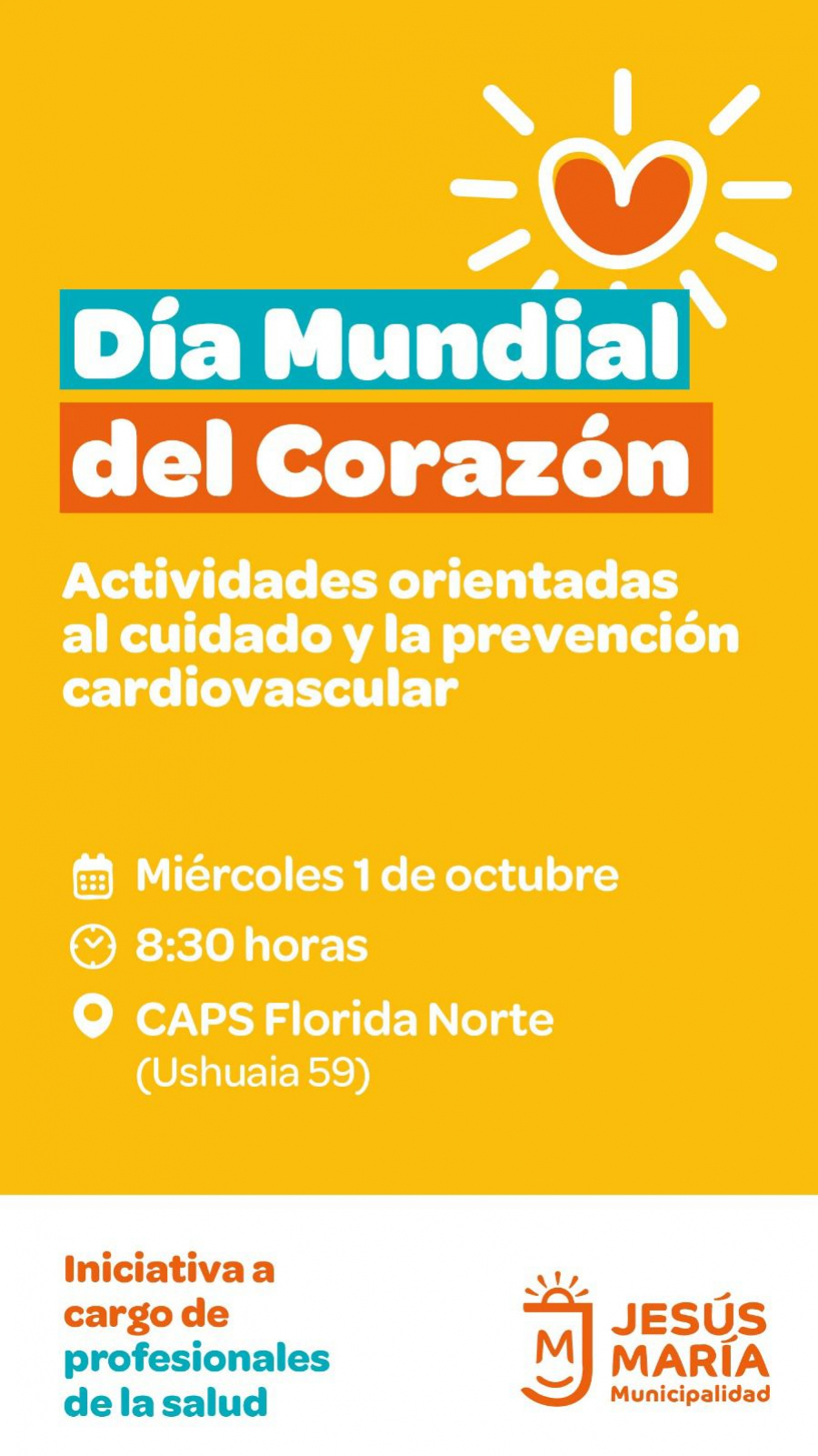 Jornada de actividades de prevención por el Día Mundial del Corazón