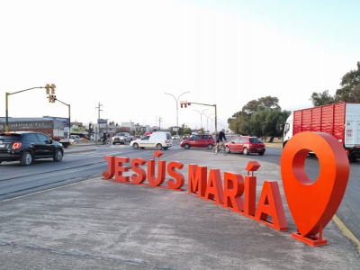Jesús María: las calles Chile y Ameghino funcionan con sentido único