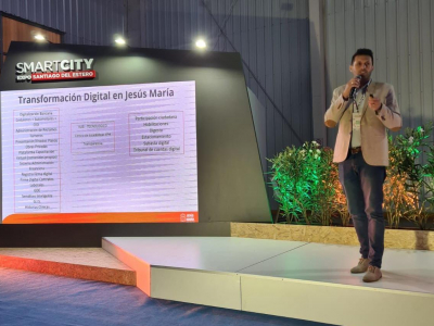 Jesús María expuso su transformación digital en la Smart City Expo en Santiago del Estero