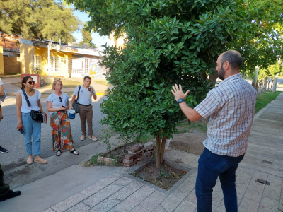 Jesús María: 25 voluntarios salen a las calles a relevar el arbolado urbano de la ciudad