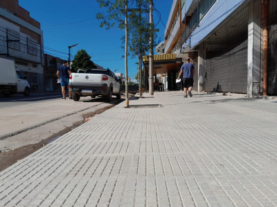 El corazón de Jesús María suma un nuevo tramo de veredas renovadas