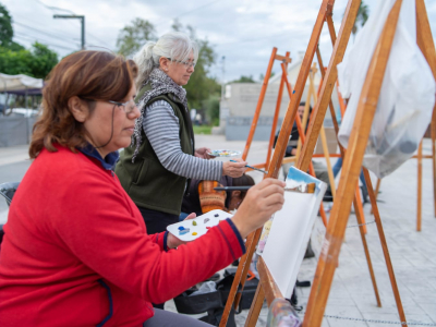 18º Encuentro de Pintores Paisajistas: más de 60 artistas coparon de arte Jesús María