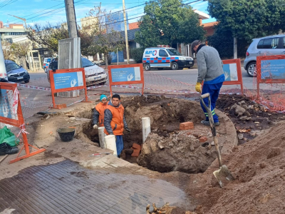 Jesús María avanza con obras para brindar un mejor servicio de agua a los vecinos