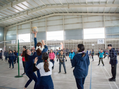 Más de 500 niños y niñas coparon el Centro de Eventos y Deportes