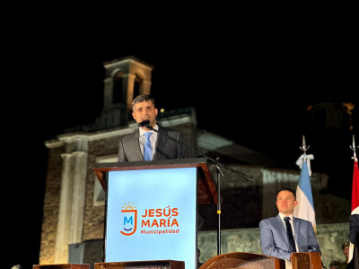 Federico Zárate asumió como intendente de Jesús María