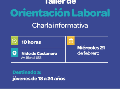 Impulsá tu futuro con el Taller de Orientación Laboral de la Muni