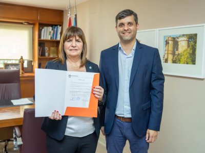 Federico Zárate recibió a la Ministra de Seguridad de la Nación en Jesús María