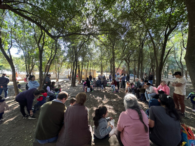 Día del Animal: visita, charla y muraleada en el Refugio Canino