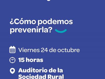 Especialistas brindarán una charla sobre prevención de la osteoporosis en Jesús María