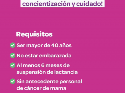 La Muni lanza una campaña de prevención del cáncer de mama